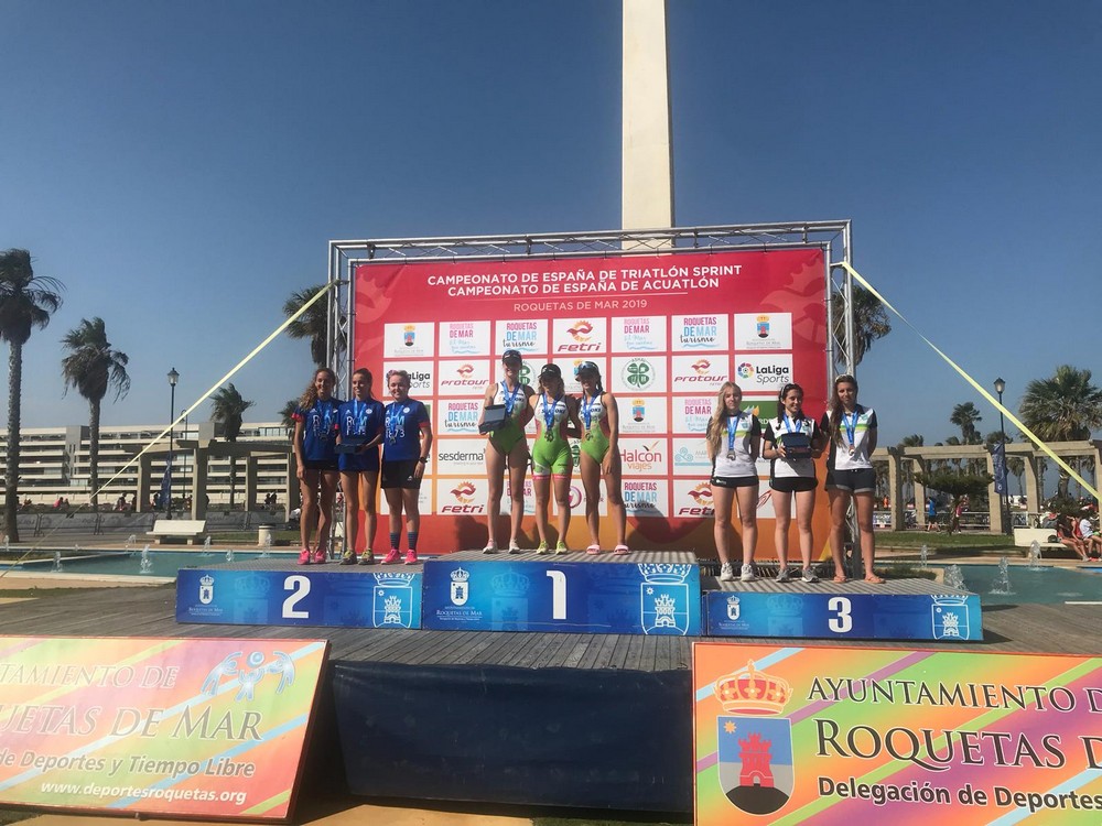 Saltoki Diquesí triunfa en los nacionales de Triatlón Sprint y Acuatlón
